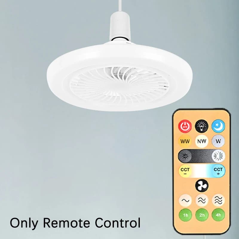 Sostituzione del telecomando con temporizzazione Wireless Switchs 3 velocità 1-4h per la luce del ventilatore da soffitto E27