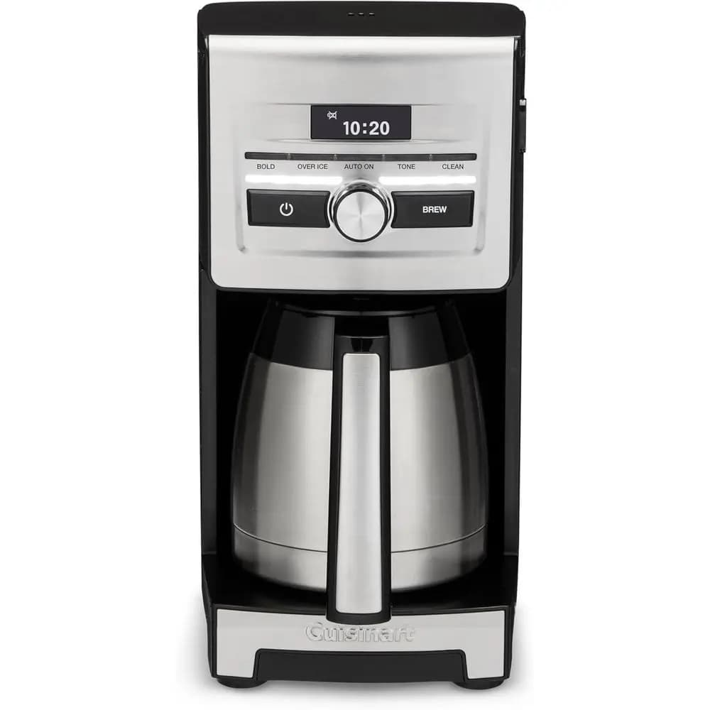 Macchina da Caffè Automatica Programmabile da 10 Tazze con Controllo della Forza di Infusione e Opzioni Caldo/Freddo