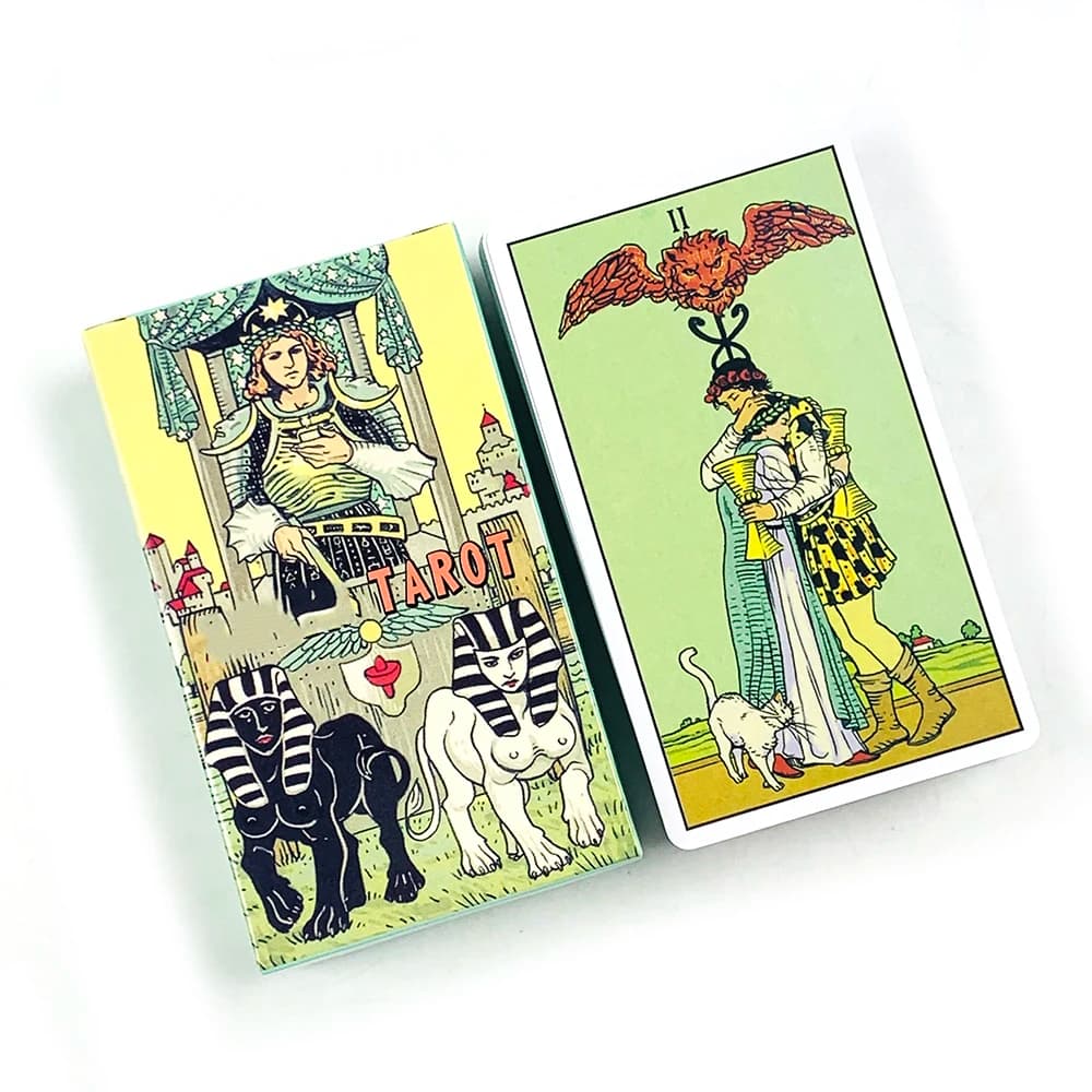 Carte dei Tarocchi più vendute: Mazzo da 78 carte Oracle English Visions Divination Edition, giochi da tavolo per famiglia e amici