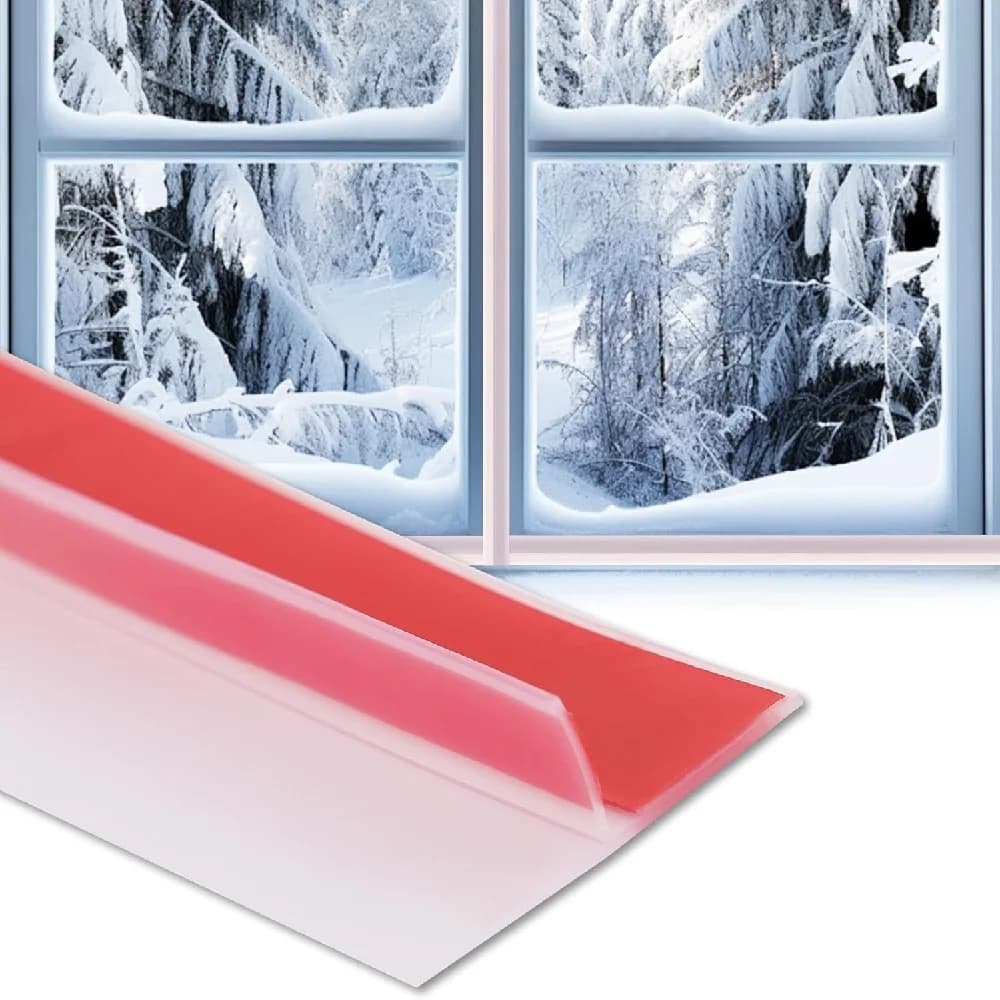 1 pz Striscia sigillante a T da 1m/3 metri x 3 cm per telaio porta, guarnizione in silicone trasparente, adesivo forte per bloccare le correnti d'aria