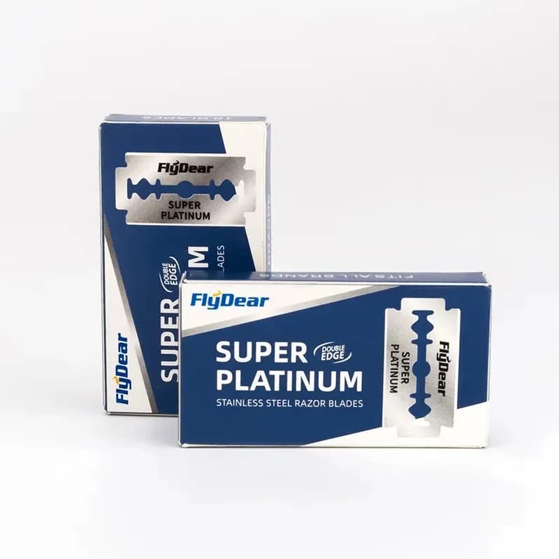1-12 Double Strand Razor Blade Boxes, Man Safety Razor, Professional Barber Blade, Barbary Finishing Tool