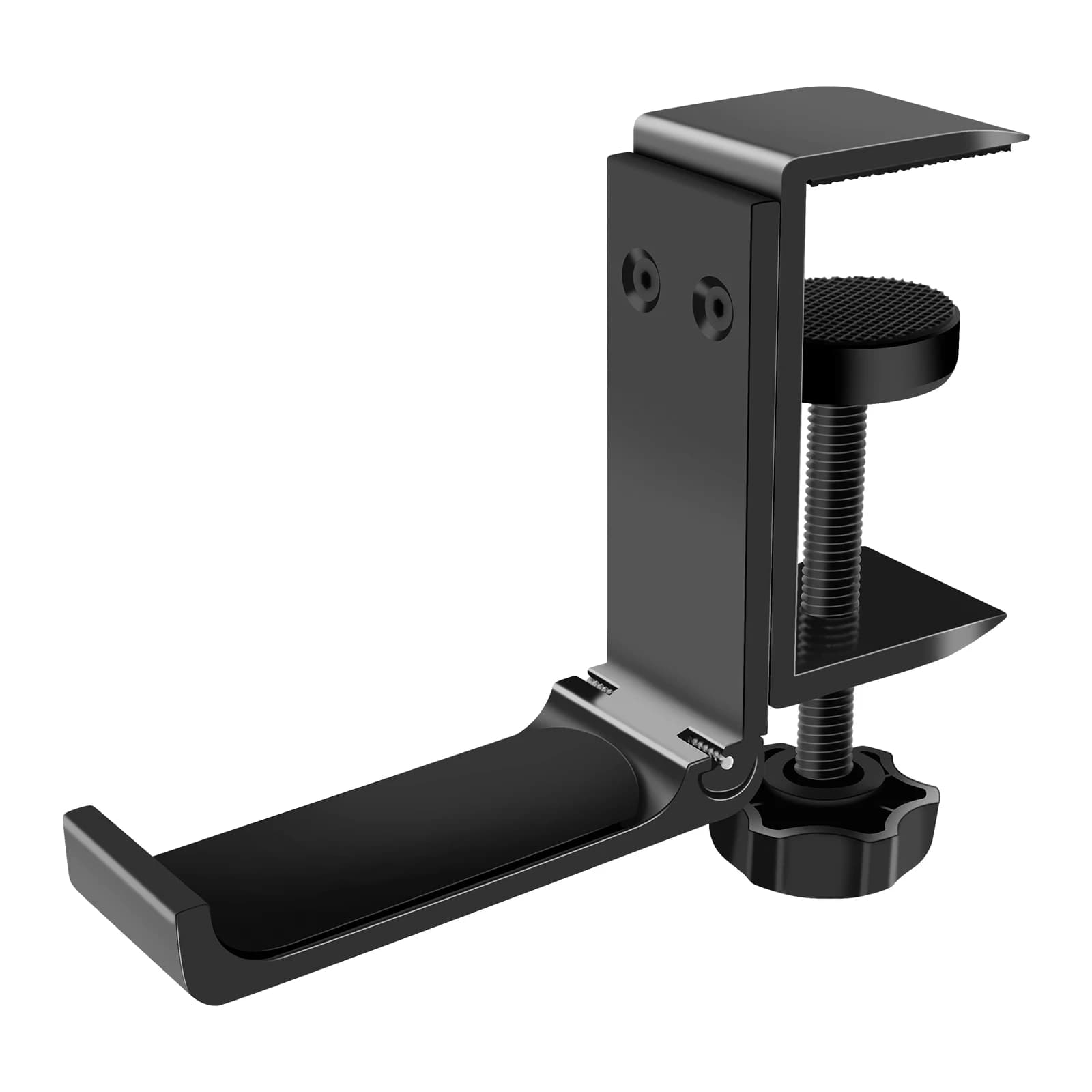 Supporto per gancio per supporto per cuffie pieghevole Supporto per soundbar salvaspazio adatto per accessori per PC da gioco Supporto per gancio per morsetto sotto la scrivania