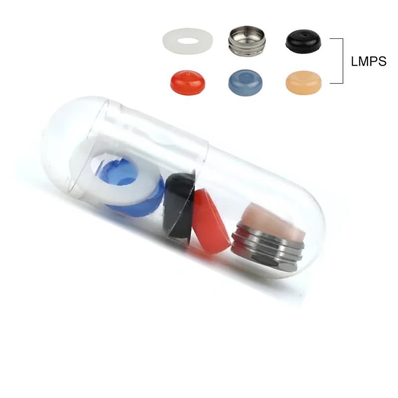 6 pz. VVDental Tappi di Ritenzione per Impianti, Rimovibili, per Inserimento ed Estrazione, Universali, per Localizzatori, Core Abutment e Attacchi per Sovrapprotesi, Strumenti