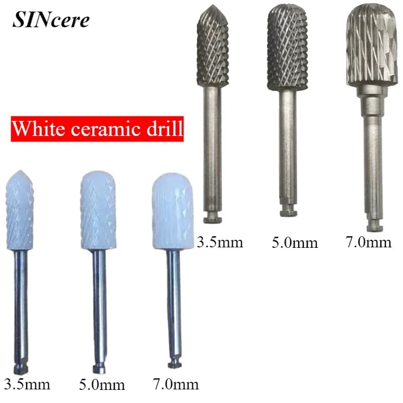 NUOVO Impianto Dentale GBR Frese per Contouring Osseo Taglierina per Modellare Osso Trapano in Ceramica in Acciaio Sinus Lift Frese Strumento per Impianto Dentale