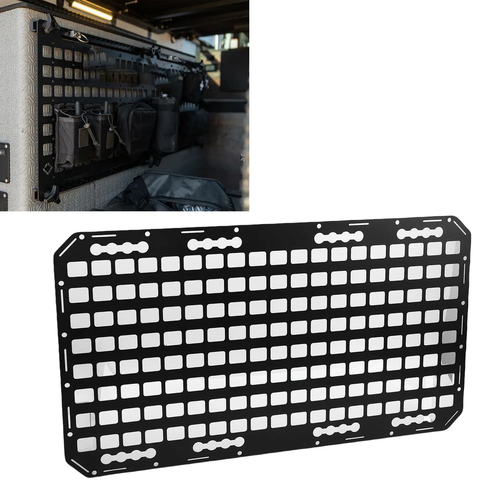 Aluminium Springs for Cassone Truck 17x30x0.08in, Side Mounting System for Sedan, SUV, Pickup, Truck, Camper, Trailer