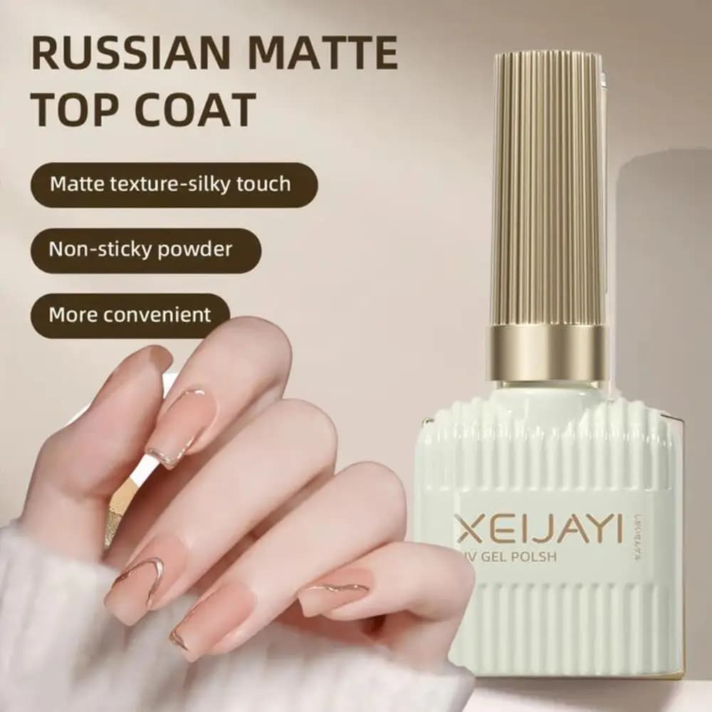 15ml Russian Opaco Base Top Coat Gel Gel Polish Soak Off UV LED Paint Non-stick Powder Opaco Top Nail Gel Polish gy