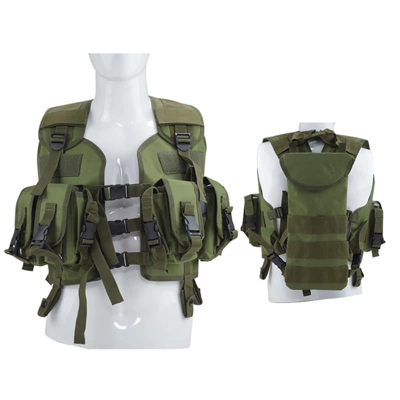Tactical Vest Paintball Shooting Airsoft Vest Outdoor Sport Protection Vest Combat Hunting Clothes With Water Bag Equipment