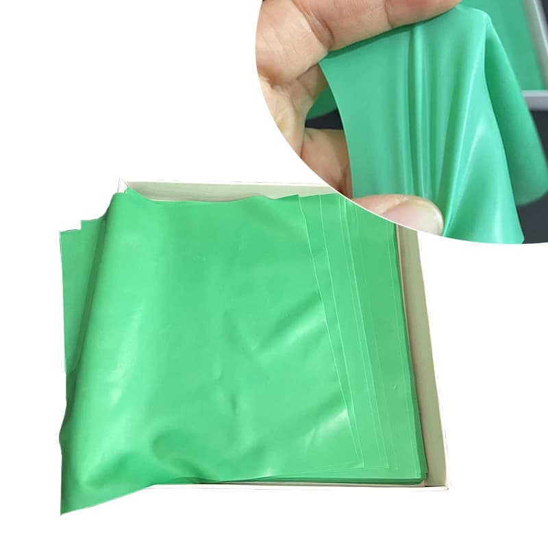 10/36/52 pezzi foglio diga di gomma dentale 6x6 5x5 barriera di gomma in lattice naturale presaggi materiali dentali per lo sbiancamento dei denti