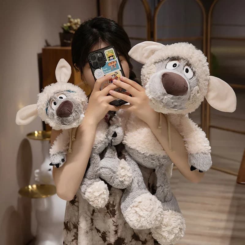 New camouflaged Wolf plush toy Sleepy Sheep doll Forest Family Muppets Sleep pillow Wolf doll in sheep's clothing birthday gift