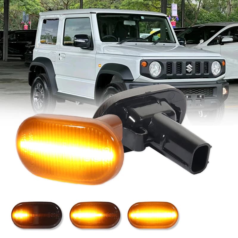 Indicatori di direzione laterali a LED dinamici per migliorare l'aspetto di SUZUKI JIMNY JB64W JB74 JB23 JB64 1999-2019