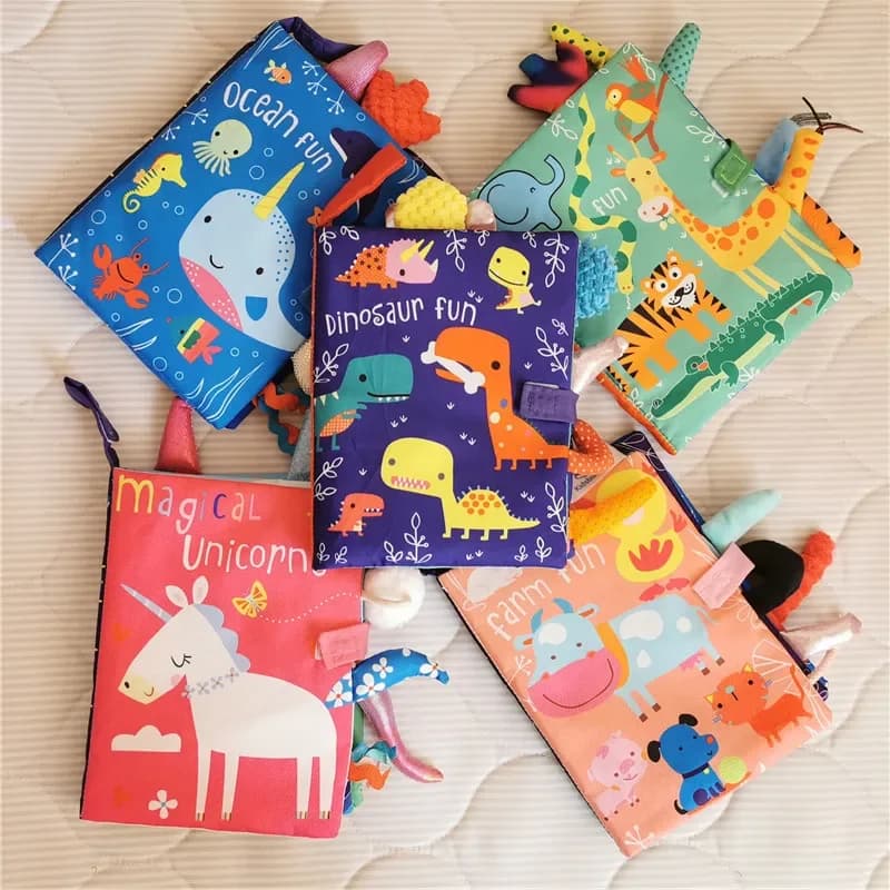 Nuovo Bambino Sonagli Cellulari Giocattolo Morbido Animale Libro di Stoffa Passeggino Appeso Bebe Apprendimento Precoce Educare Giocattoli Per Bambini Regali Per Bambini