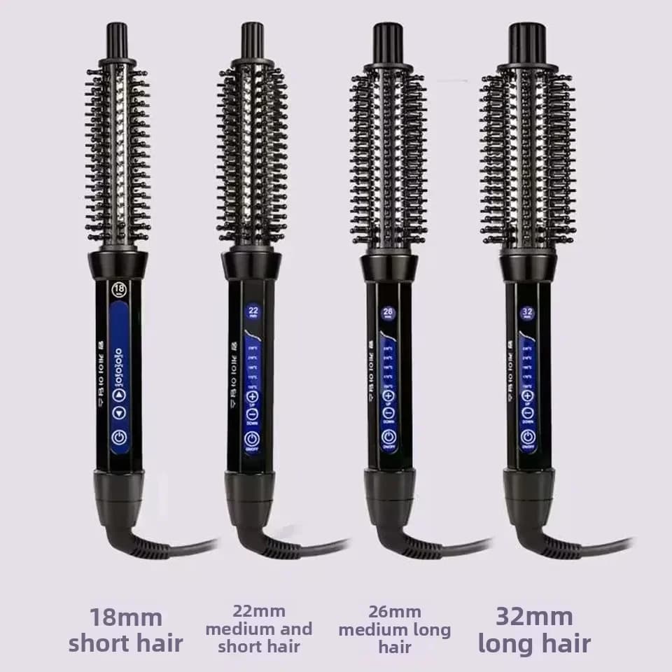 Bestseller Electric Pettine Anti-coating for curling and smoothing, Hair Tool with Double Function and Iron Curling Interior for Moisturizing Effect