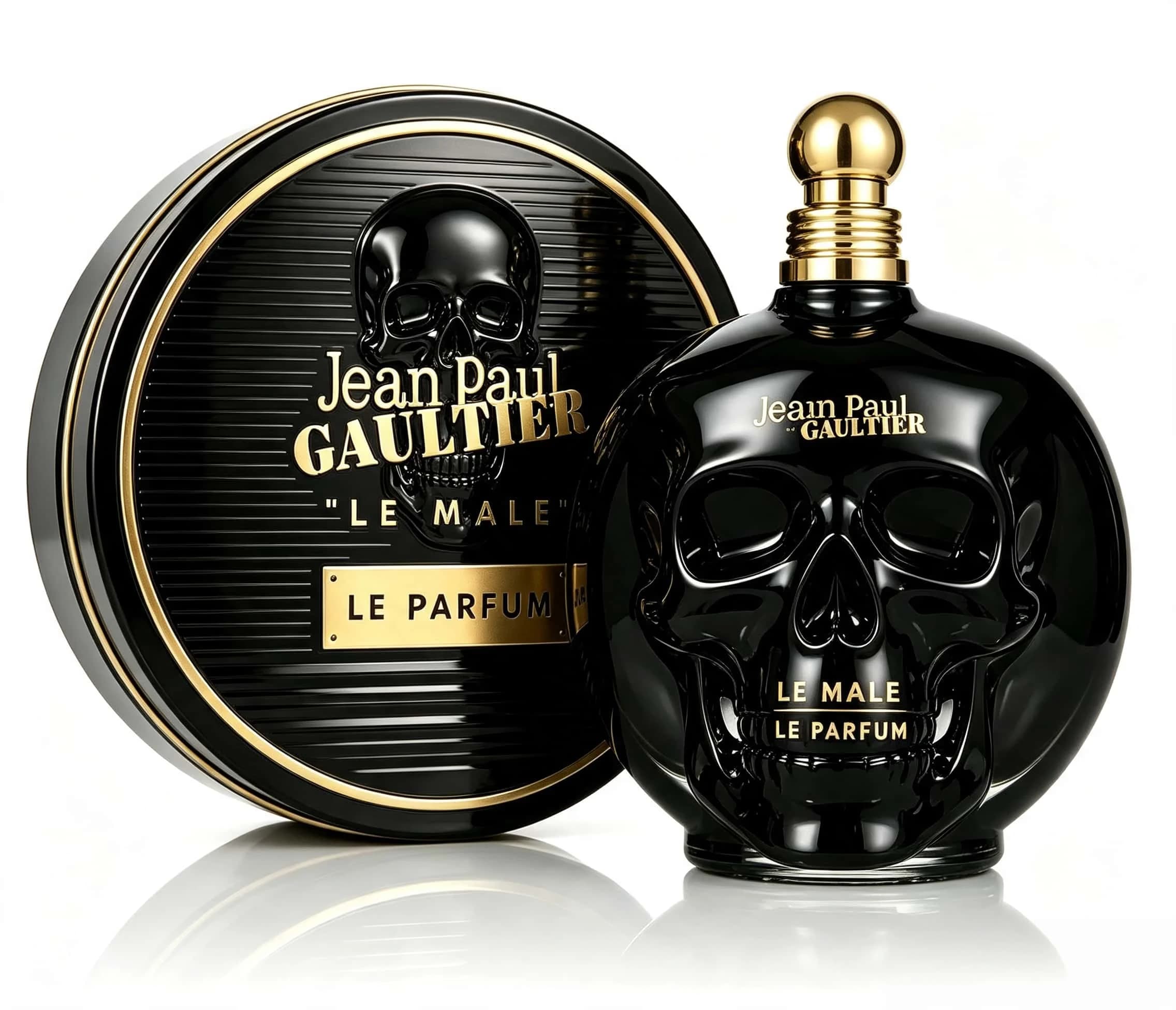Jean Paul Gaultier 4 Styles Men Perfume Collection Set Le Male Le Parfum Le Beau Le Parfum Original Le Male Eau De Parfum Natural Spray Long Lasting Woody Scent Iconic Torso Shaped Bottle Luxury Metal Cylindrical Gift Can For Men Dating Collector Gift