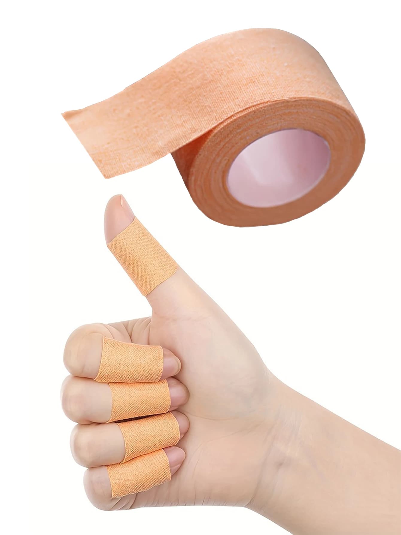 Sport Autoaderente Benda coesiva Supporto elastico Ginocchia Dita Caviglie Palme Spalle Colore della pelle Nastro non tessuto