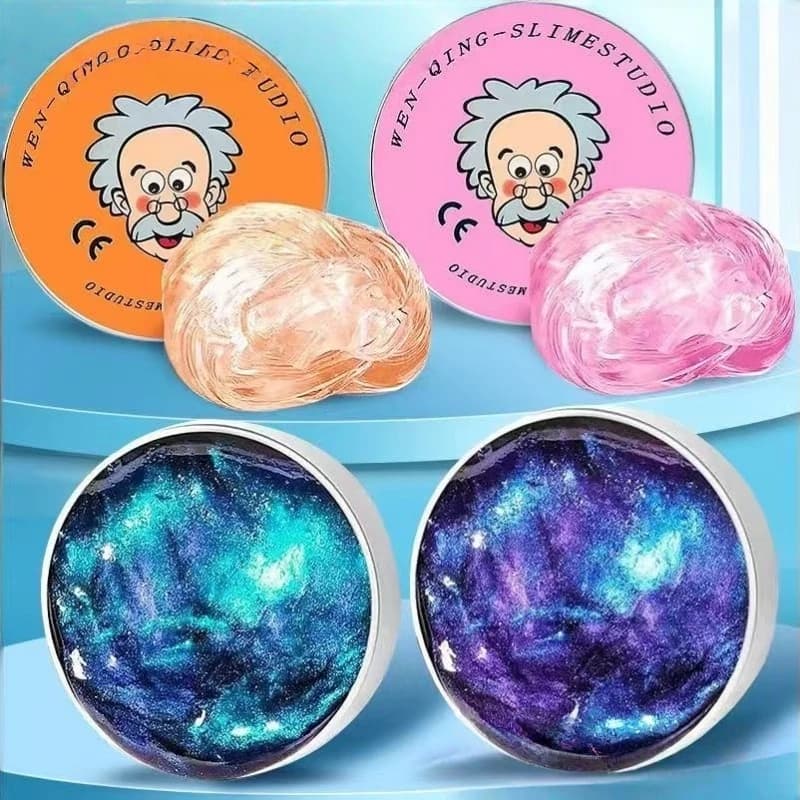 Giocattoli Antistress: Pasta Modellabile Cristallina Vibrante, Fango di Vetro Riutilizzabile, Fluido Non-Newtoniano, Giocattolo per Bambini, Regalo di Compleanno