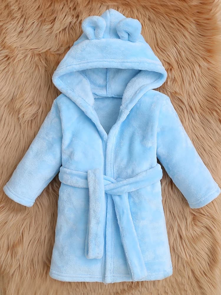 Coral velvet pyjamas for children fall and winter, hoodies for children, bathrobes, soft and comfortable pajamas, children's accessories