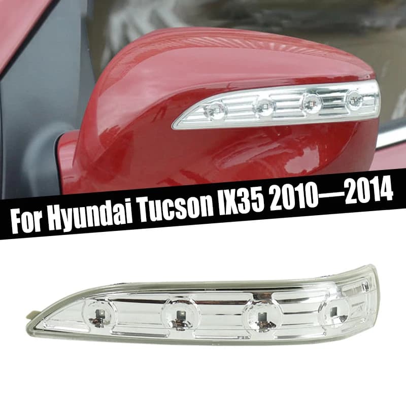 For Hyundai Tucson IX35 2010 2011 2012 2013 2014 Car Side Rearview Mirror LED Turn Signal Lamp Light 876142S200 876242S200