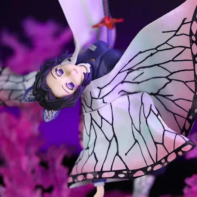 Demon Slayer Kochou Shinobu Anime Action Figure - Modello in PVC da 20 cm 'Butterfly Dance' Gk Aniplex da collezione bambola carina giocattolo regalo
