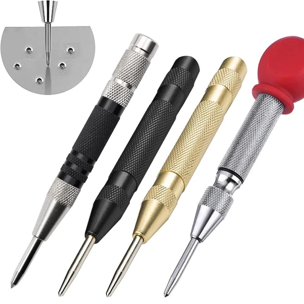 Automatic Central Punch Automatic Metal Punching Tool Woodworking Tools Charged Marker Woodworking Tool for Carpenter