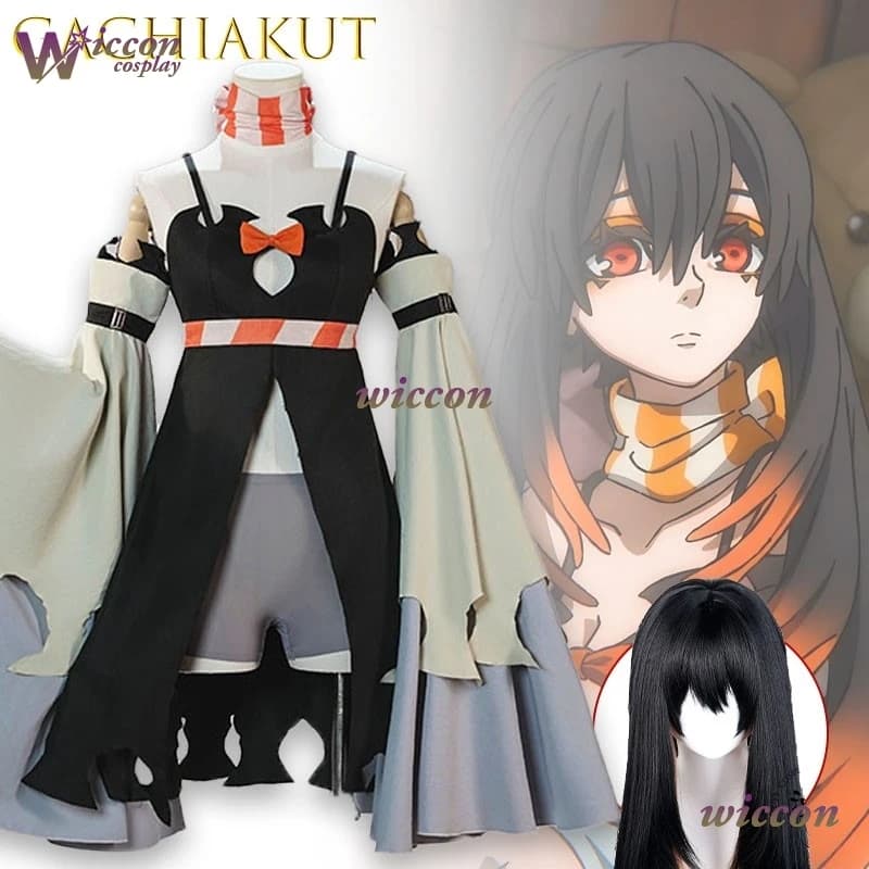 Authentic Style Sexy Design AMO GACHIAKUTA Cosplay Costume Anime Outfit High Quality Halloween Party Role Game Christmas Kawaii