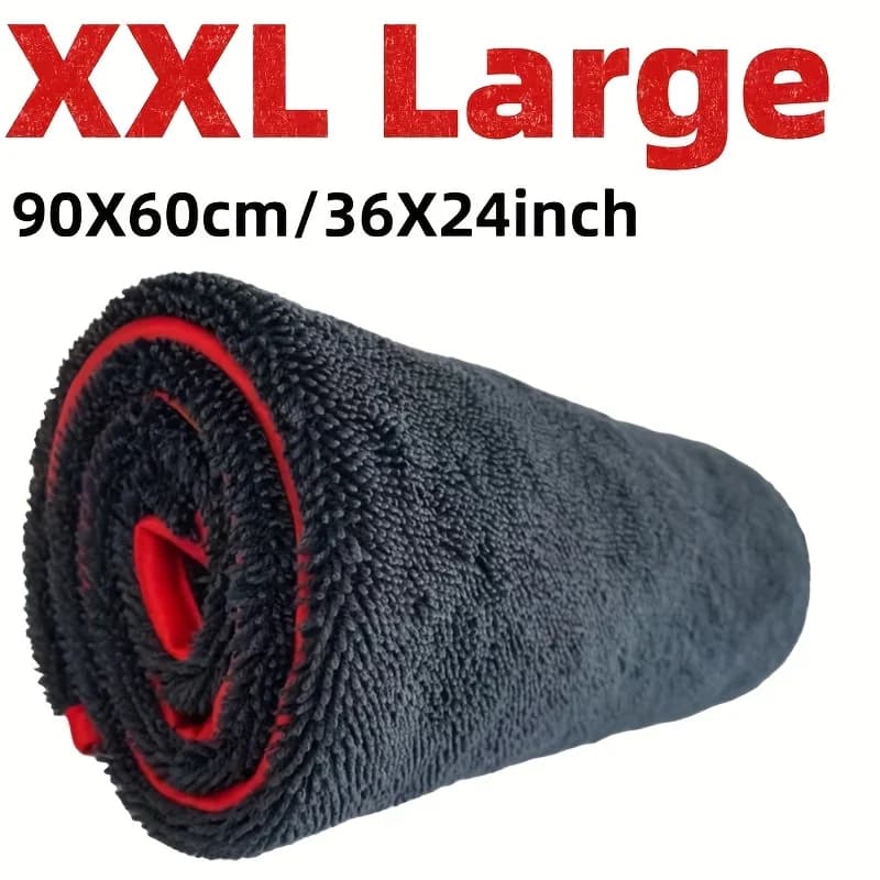 40x60 CM/60x90 CM Microfiber Towel for ultra-thick car washing Machine Extra Soft Scratch Car care Cleaning cloth for drying New 2025