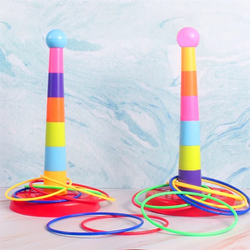 Children Launch Circle Game Frog Impilata Toys Fun Cover Outdoor Genitor-Son Rim Interactive Circle Roads Gift of Precocious Education