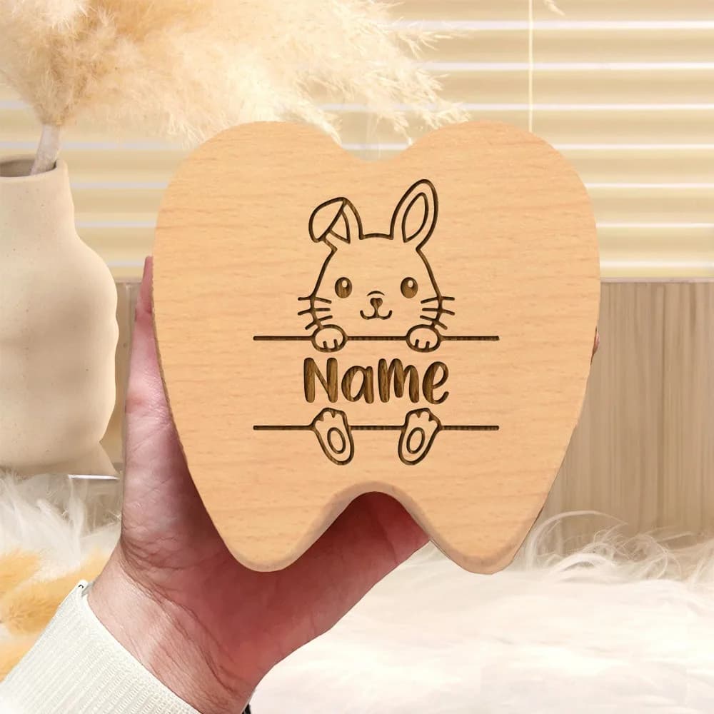 Scatola personalizzata per fatina dei denti Scatola per ricordi dei denti da latte Porta fatina dei denti Nuovi regali per bambini Regalo di compleanno per bambini