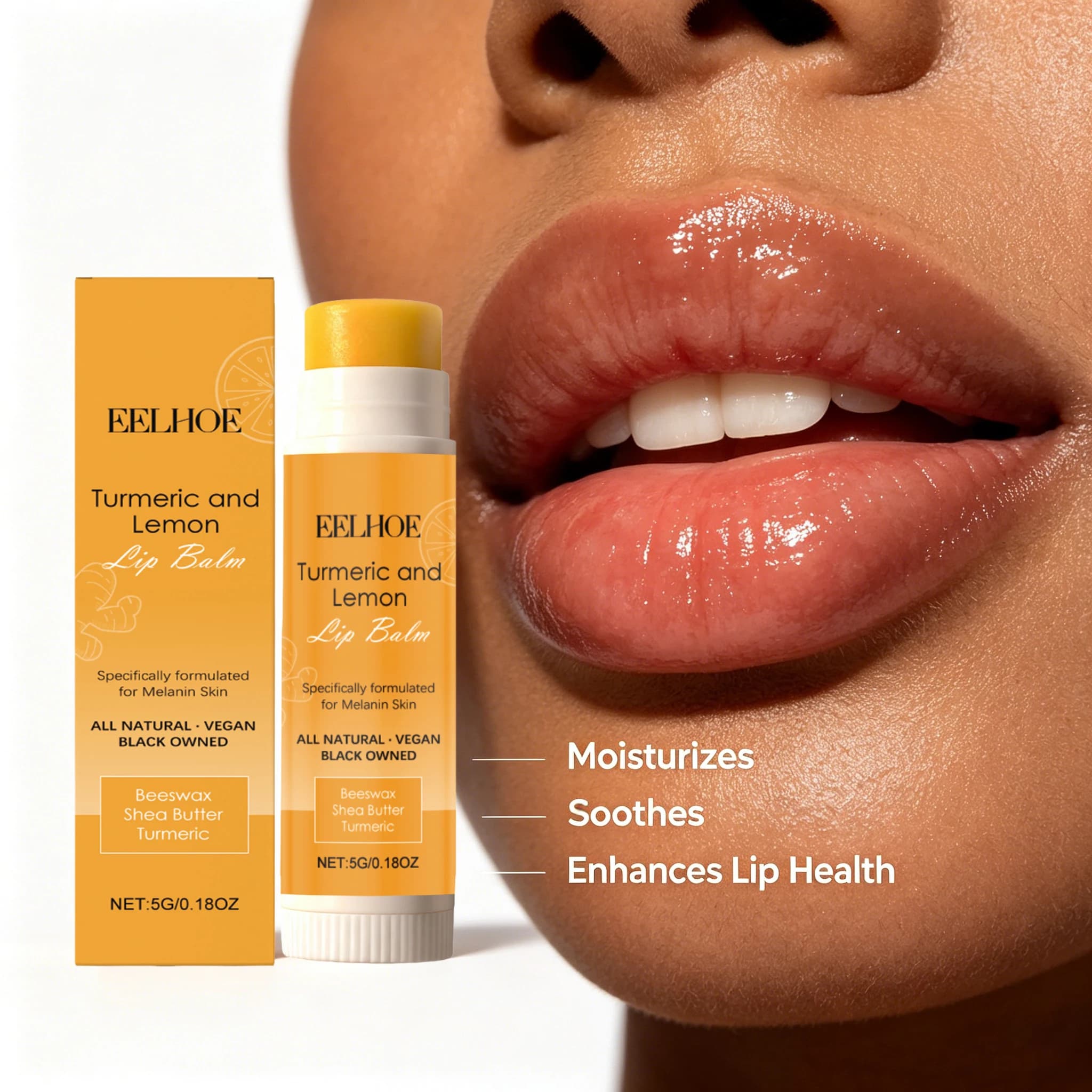 Coconut lip balm - Durable hydration and nutrition for men and women - Lip balm for daily care