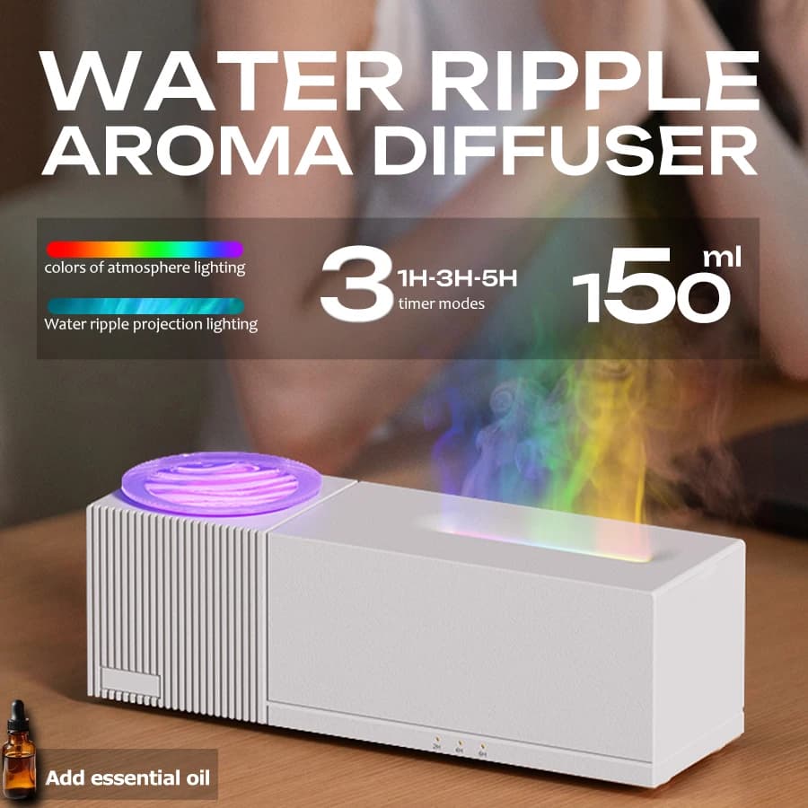 Diffusore di fragranze a fiamma colorata 7 tipi di effetti lampada a fiamma simulata Decorazione d'interni spray delicata | Regalo di Natale