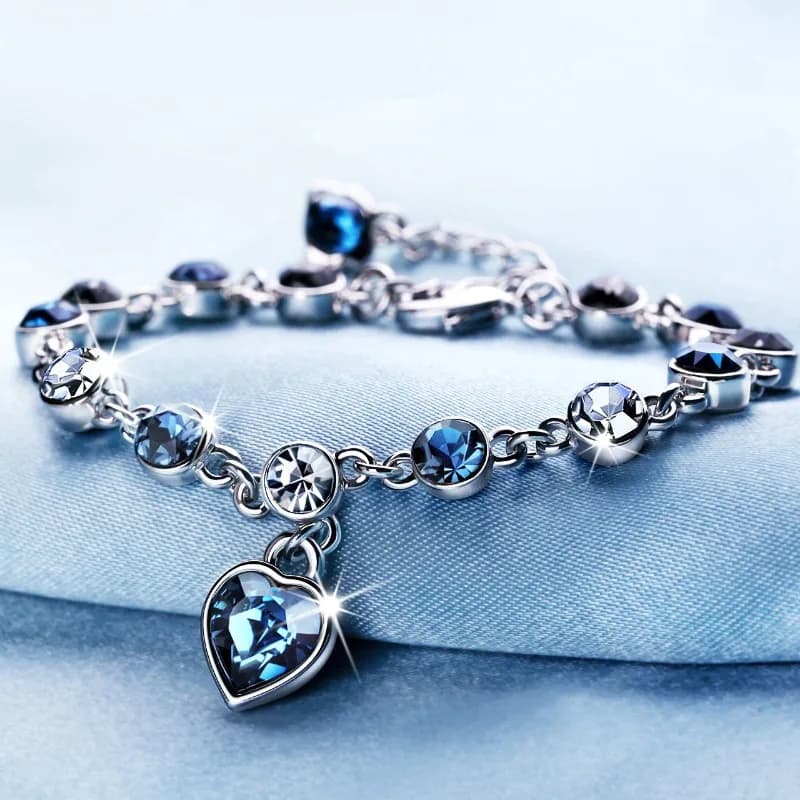 High Quality Zhenrong Crystal Romantic Bracelet, Korean Style Women's Jewelry