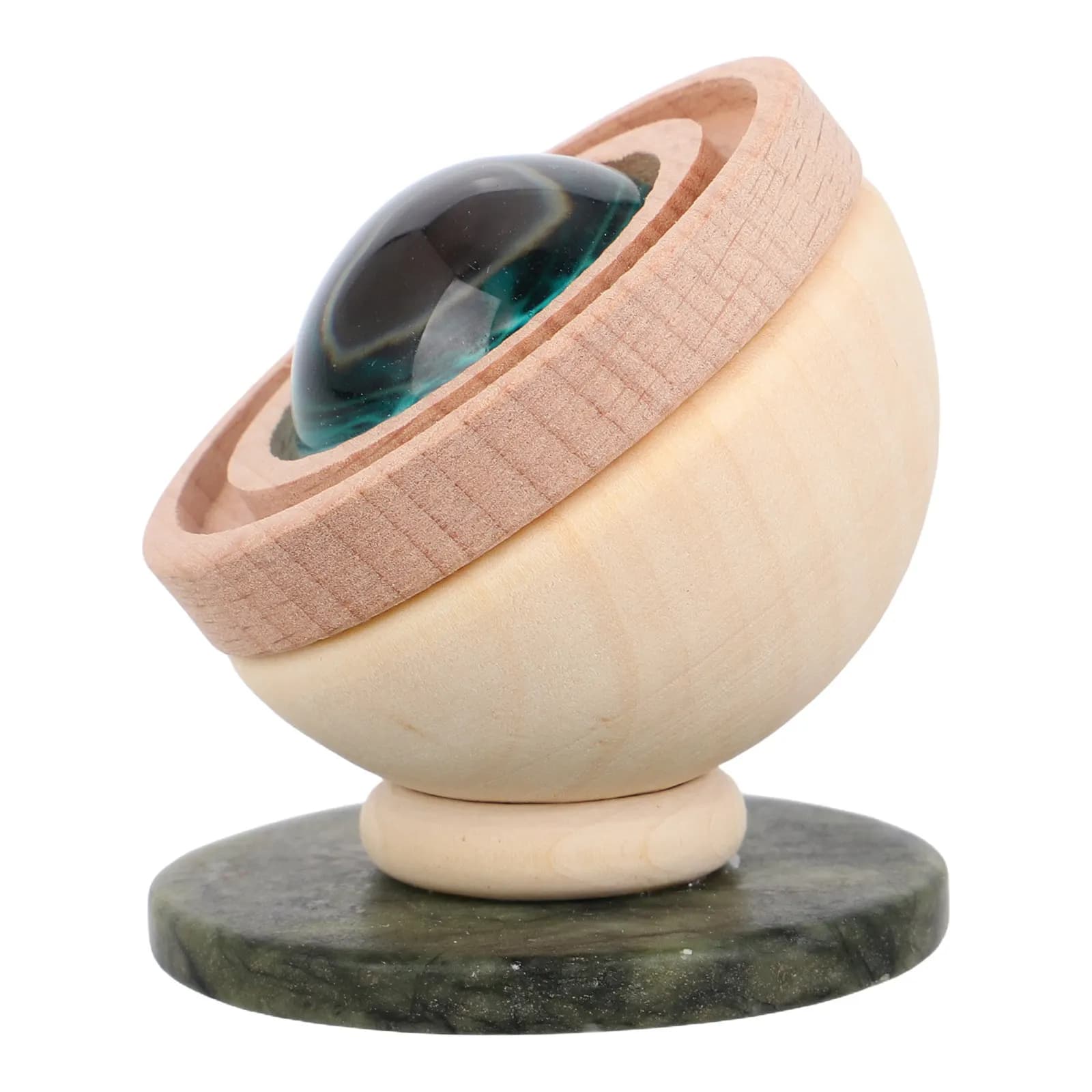 Diffusore di Aromi in Legno con Ampia Apertura per Oli Essenziali, Uso Domestico, Ufficio e Auto, Diffusore Passivo Senza Fiamma con Intensità di Profumo Regolabile