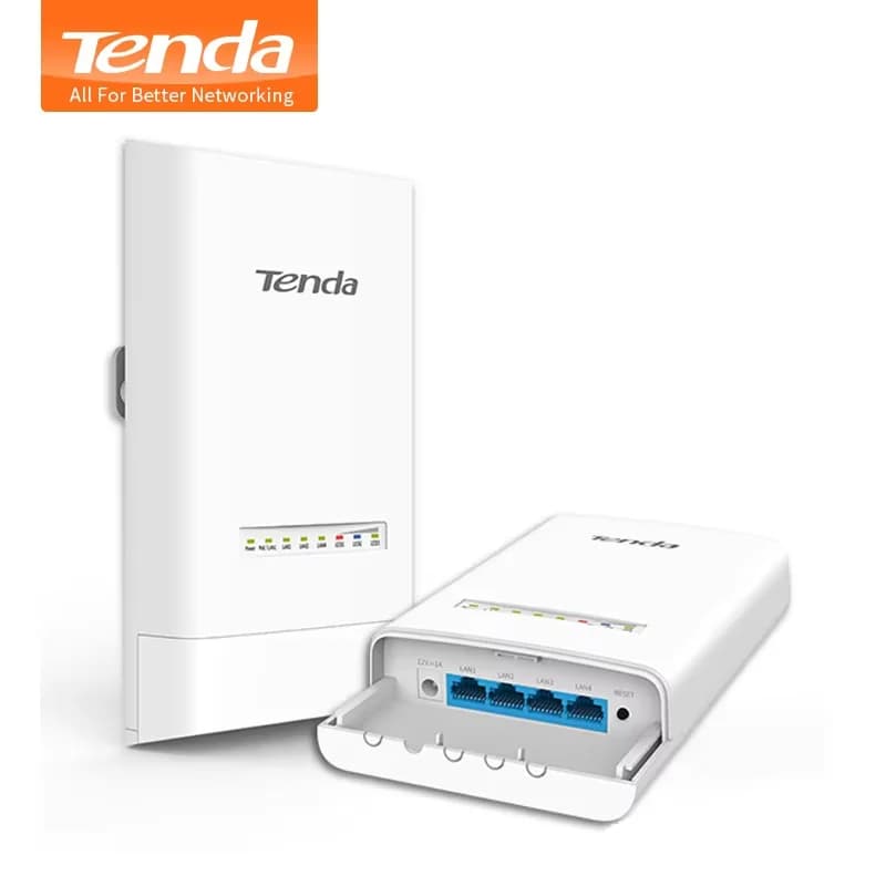 (Una coppia) Tenda OS3 5KM 5GHz 867Mbps CPE esterno Wireless WiFi Ripetitore Extender Router Punto di accesso AP Adattatore Wi-Fi Bridge POE