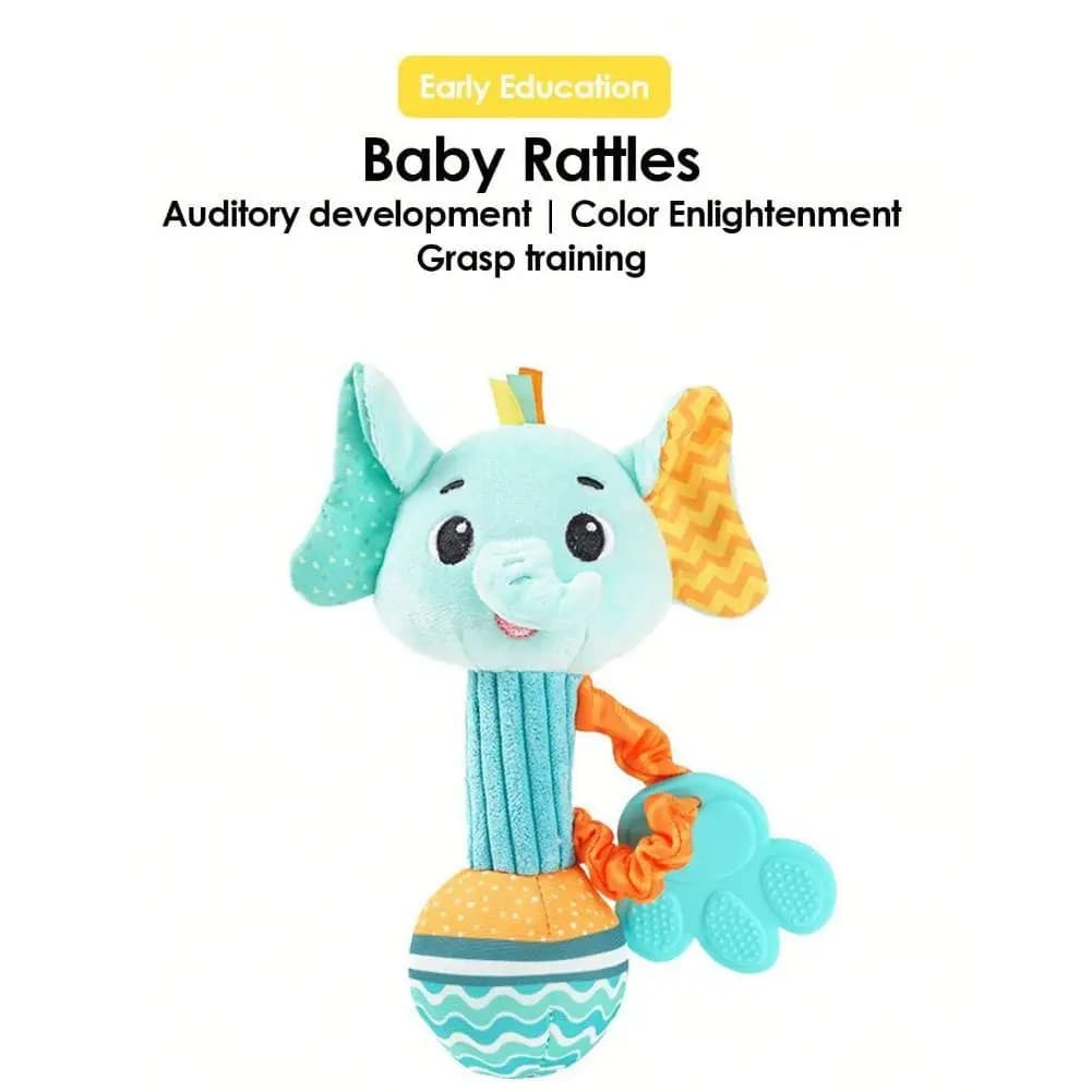 Peluche Massaggiagengive Sonagli per bambini Morbido peluche di stoffa Sonaglio Palla Formazione Giocattoli sensoriali educativi