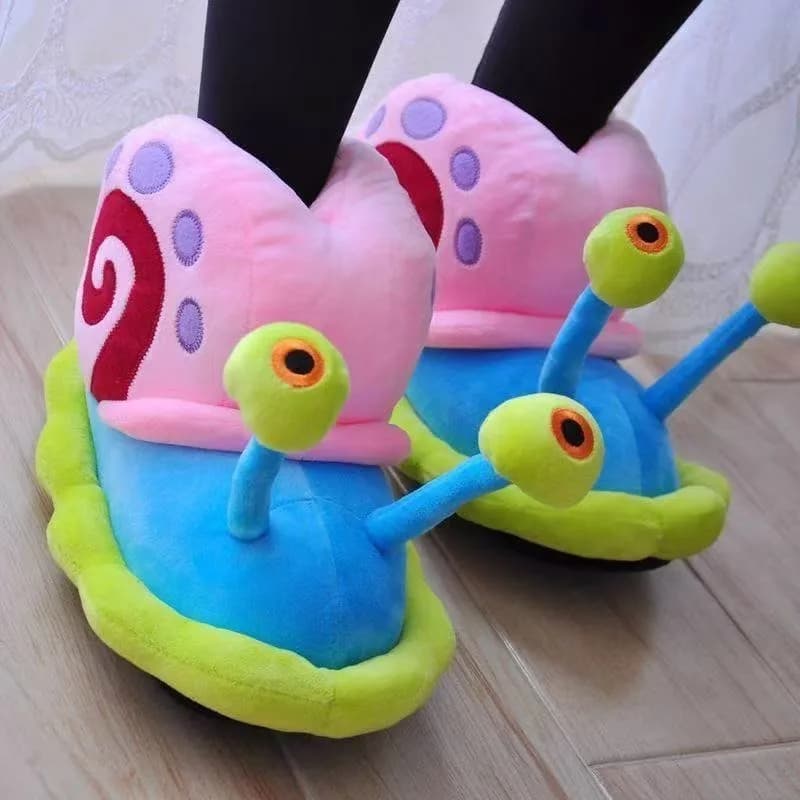 Ciabatte in cotone della serie SpongeBob SquarePants, personaggio dei cartoni animati, creatività squisita, ciabatte da casa per tenere al caldo.