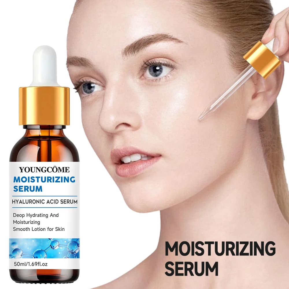 YOUNGCOME Essenza viso all'acido ialuronico Idratazione profonda della pelle del viso Anti-età Antirughe Lifting del viso Rassodante Riduce le linee sottili