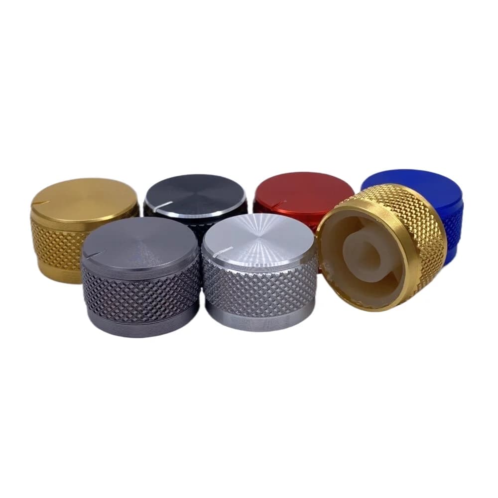 Adatto per set di 2 pezzi di manopole di aggiornamento TM680/KT68/GK68, lega di alluminio, placcatura di fascia alta, accessori di aggiornamento per tastiera meccanica