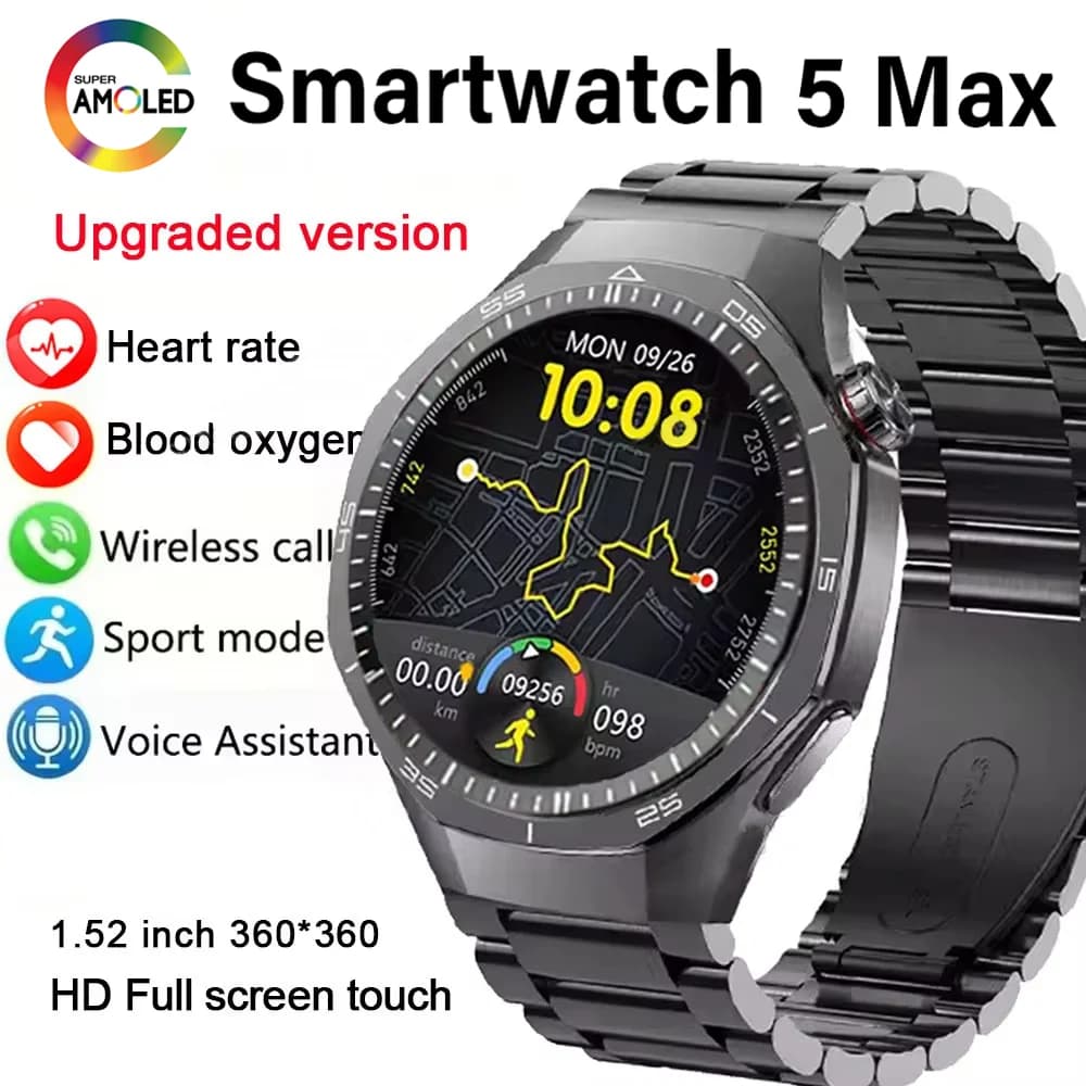 KESHUYOU Fashion Smartwatch with Bluetooth Calls, Custom Quadrants, Sleep Monitoring, Fitness Tracker, New Man's Smartwatch 2026