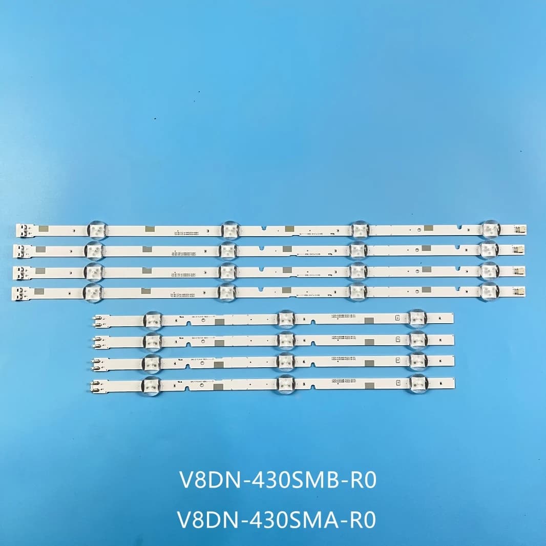 Striscia barra retroilluminata a LED UE43T5300AU UE43J5000AK V8DN-430SMA-R2 V8DN-430SMB-R2 V5DN-430SMA-R1 V5DN-430SMB-R1