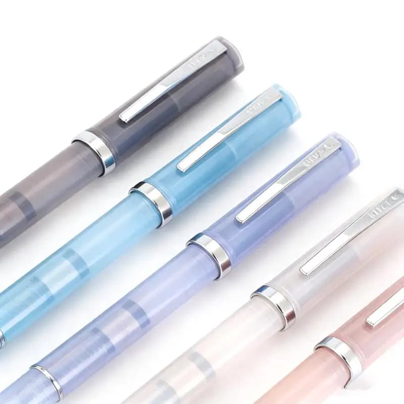 New 58D Fountain Pen 6 Colors F EF Nib Ink Pen Writing Calligraphy Pen School Office Supplies Stationery PK MAJOHN HONGDIAN