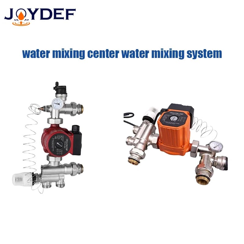 Mixer mixer with thermostatic pump DN25 for water floor heating Valve collector mixer water mixing system of water mixing center