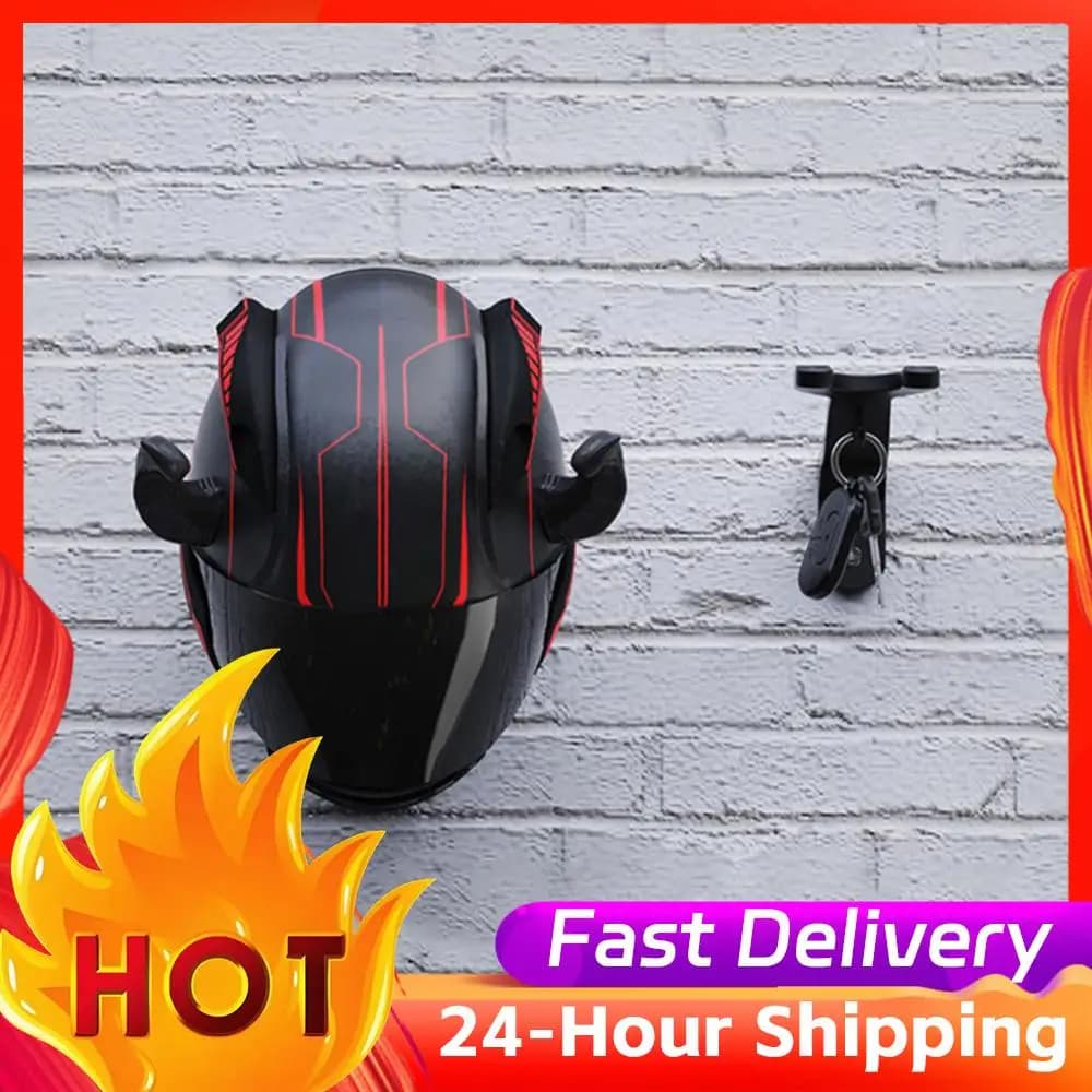 1-10 pieces bike helmet holder wall mounting bracket for metal bicycle helmet holder for bicycle helmet display