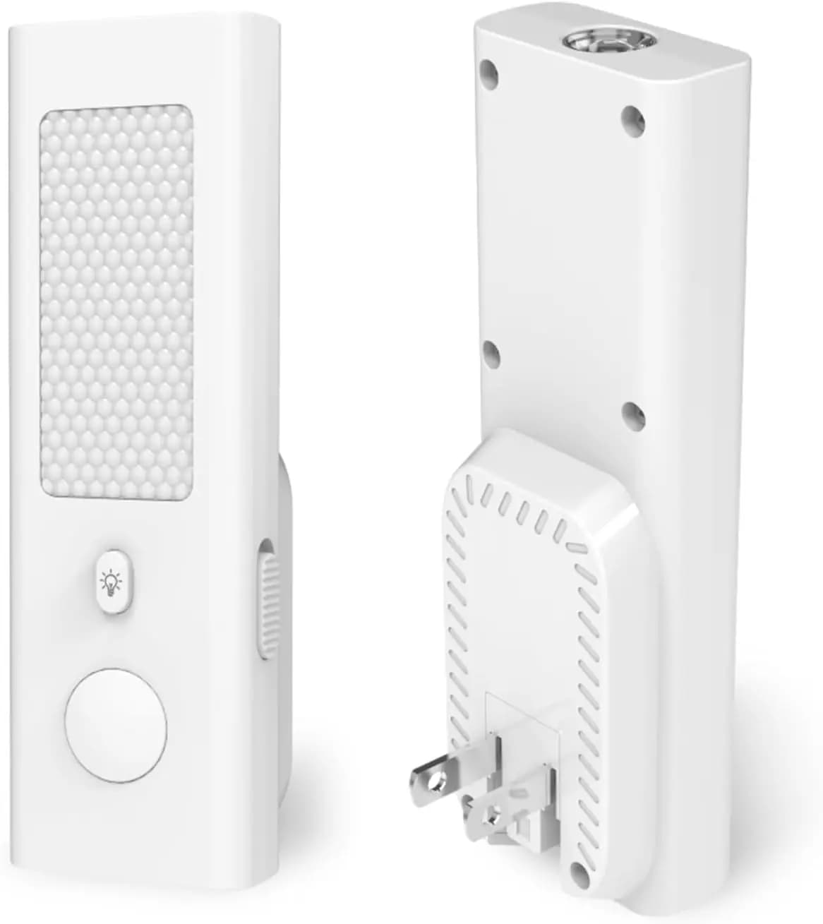 Luce notturna intelligente con sensore di movimento – Luci notturne automatiche ricaricabili 5 in 1, torcia elettrica portatile e da collegare alla presa di corrente per emergenze