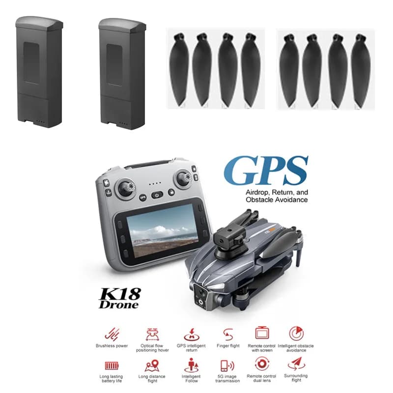 K18MAX Drone Battery 3.7V 2200MAH Battery For K18 MAX Soundproof Gym Battery K18 Dron Battery K18 Parts K18MAX