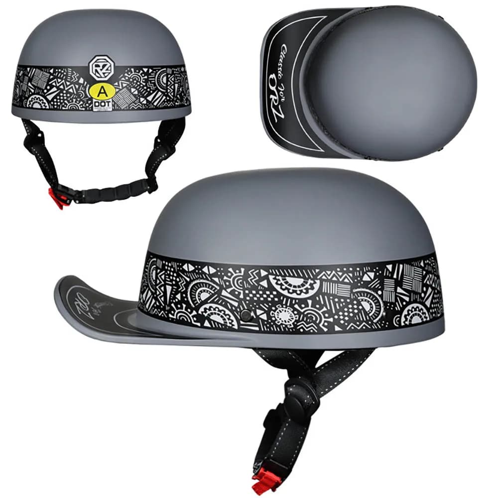 Baseball cap Motorcycle helmet Tourist helmet on road Half bike helmet Cruiser Chopper Cycle Scooter Motorcycle helmet approved DOT