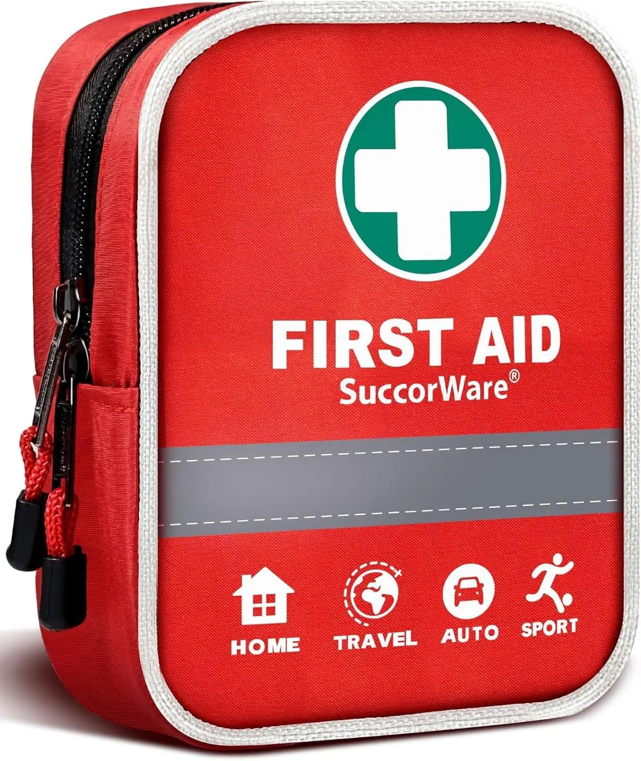Kit di Pronto Soccorso da 130 Pezzi con Forniture di Grado Ospedaliero - Coperta di Emergenza, Bende per Casa, Viaggi, Campeggio, Escursionismo