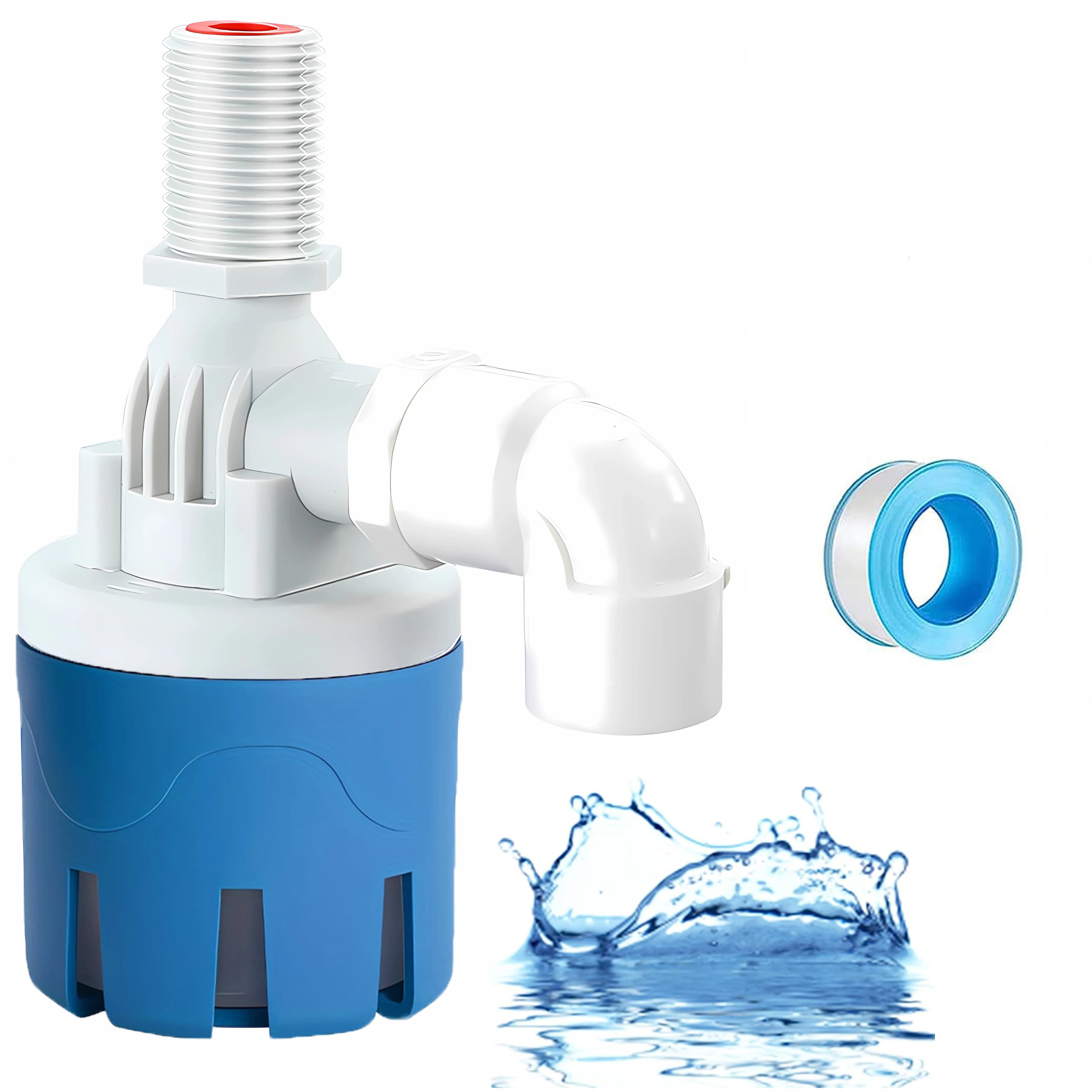 Valvola a sfera galleggiante con controllo automatico del livello dell'acqua – Micro valvola a galleggiante senza alimentazione con chiusura automatica, ideale per serbatoi d'acqua e torre dell'acqua