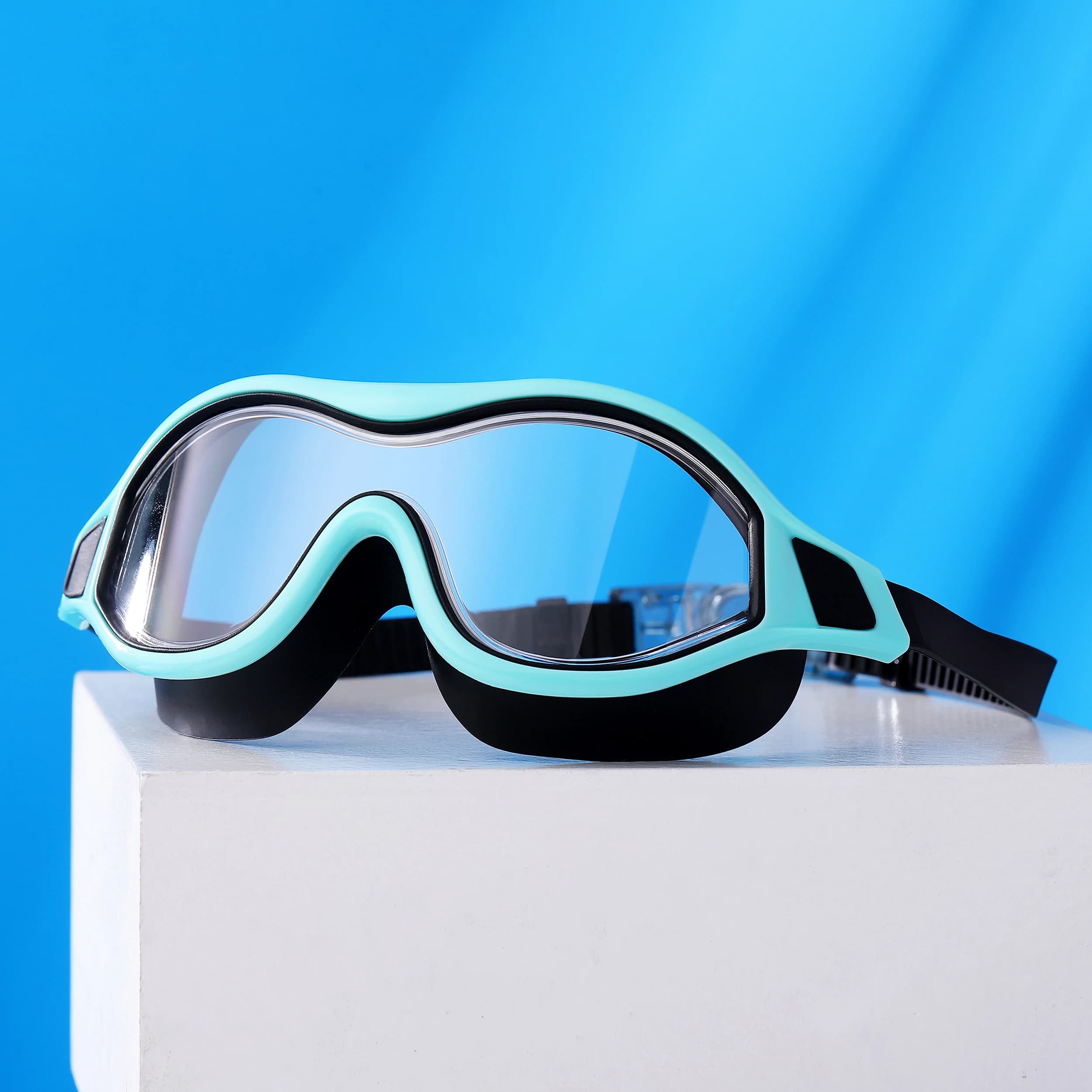 High-definition swimming goggles with big frame Adult anti-fog swimming goggles Nuoto waterproof swimwear for men and women