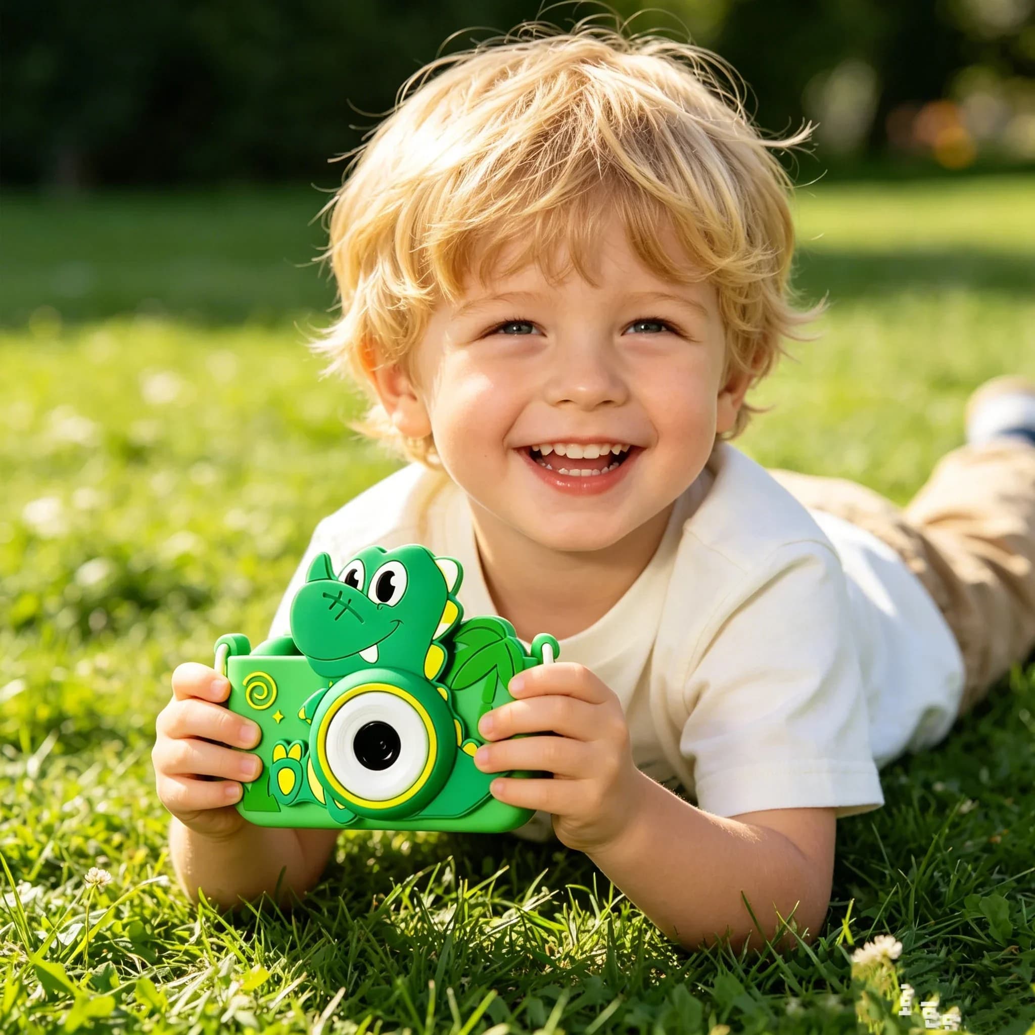 1080P HD Kids Digital Camera 2.0" LCD Shock‑Resistant Silicone Case Video Toy for Boys Girls Toddlers Xmas Birthday Gifts
