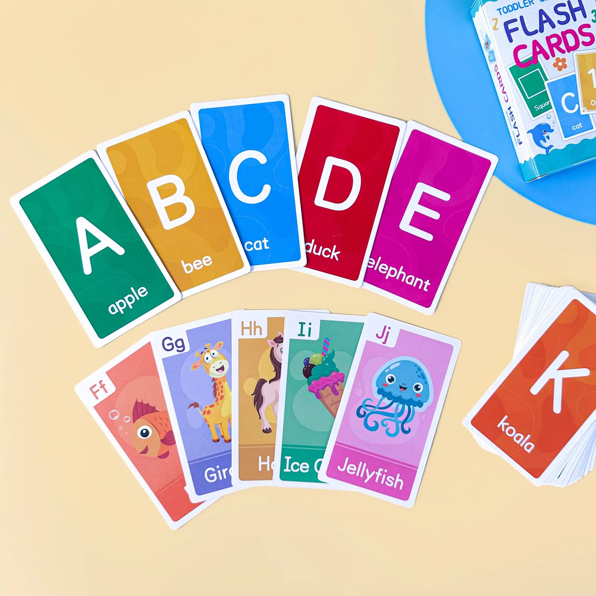 58 pezzi ABC Alfabeto Flashcard Montessori Carte per l'educazione precoce Forme per bambini Animali Carte per l'apprendimento Giochi per regali per bambini