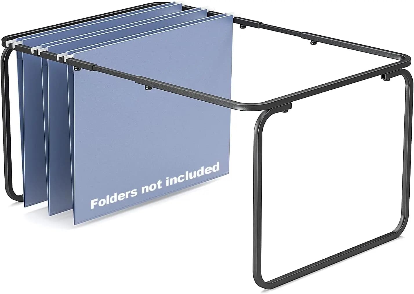 Portadocumenti Sospeso Regolabile 16-25", Organizzatore da Scrivania in Acciaio Resistente per Formato Letter/Legal, Confezione da 1